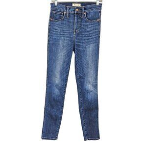 Madewell 10" High Rise Skinny Jeans Medium Wash Women’s Size 26 Classic Denim